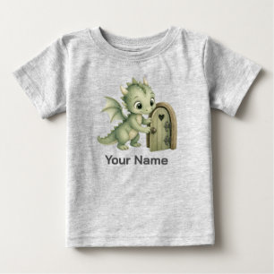 Camiseta Dragãozinho Personalizado Abrindo a Porta 
