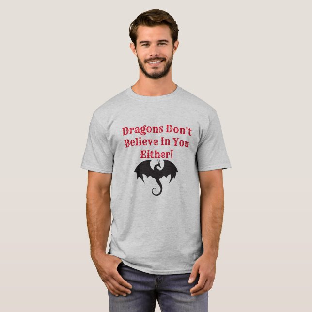 Camiseta Dragões acreditam (Frente Completa)