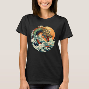 Camiseta Dragões Cobra japoneses legal encaram fantasia com