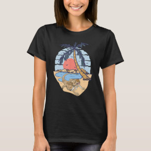 Camiseta Dragões com caramelo Répteis Pogona Animal Beach S