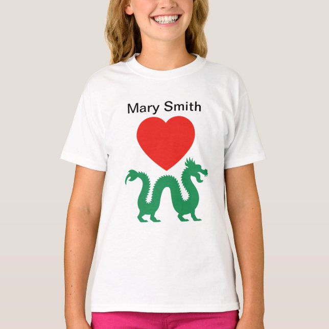 Camiseta Dragões de Amor (Frente)