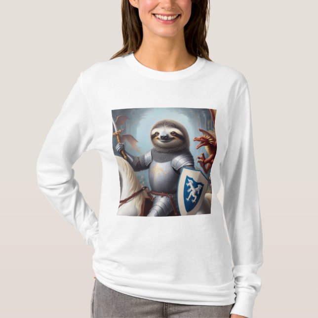 Camiseta Dragões de Combate de Lloth Knight (Frente)