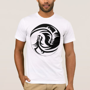Camiseta Dragões de Yin Yang