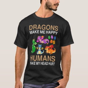 Camiseta Dragões me fazem ser humanos felizes, me machucam