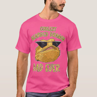 Camiseta Dragões-Pai-Carretões-répteis Barba-réptil