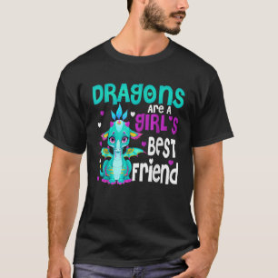 Camiseta Dragões são as melhores amigas das moças