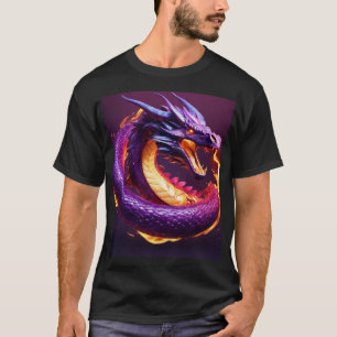 Camiseta "Dragões-solteiros; coleção mística de T-Shirt"