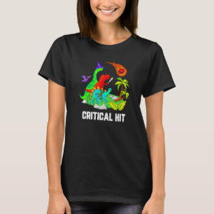 Camiseta Dragões T Críticos de Danos Duplos