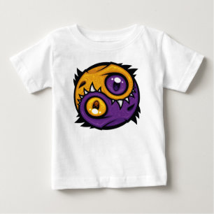 Camiseta Dragões Yin Yang Dourados e Roxos