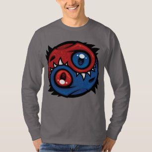 Camiseta Dragões Yin Yang Vermelhos e Azuis
