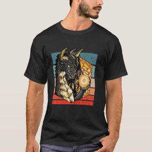 Camiseta Dragon art fantasma design tabletop jogos trabalho