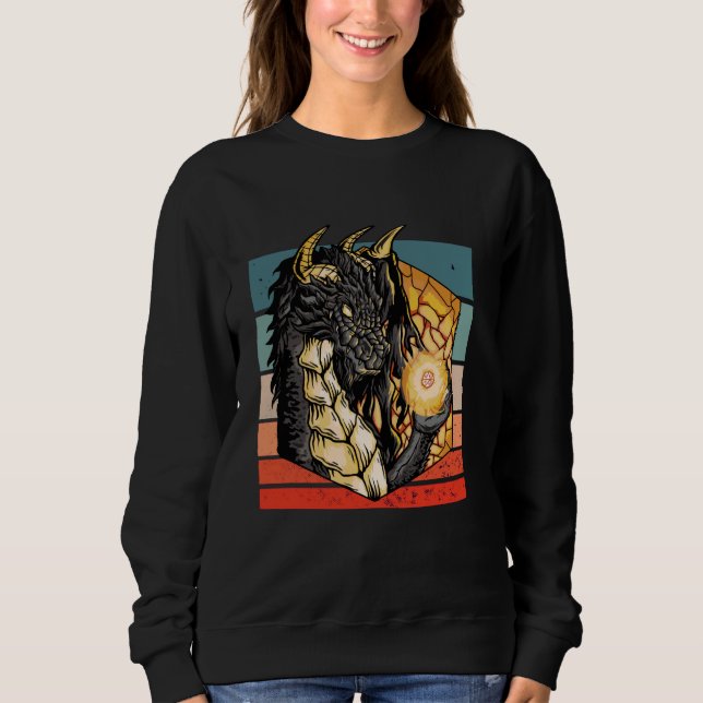 Camiseta Dragon art fantasma design tabletop jogos trabalho (Frente)