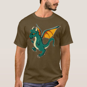 Camiseta Dragon Art Motif Dragon Lover