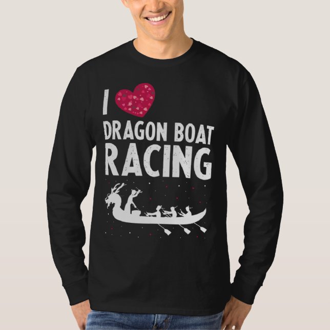 Camiseta Dragon Boat Paddlers Quote for Dragon Boat Racing  (Frente)