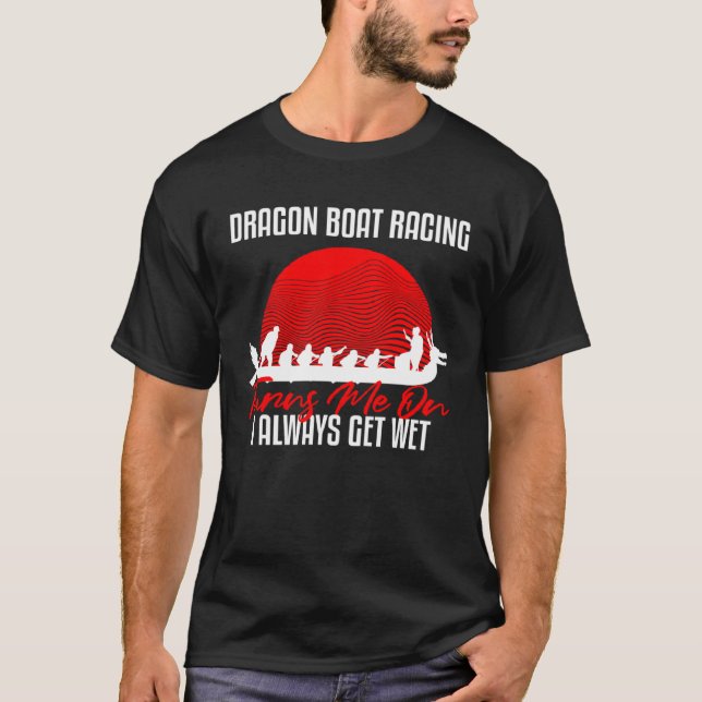 Camiseta Dragon Boat Paddling Desgin for Dragon Boat Racing (Frente)