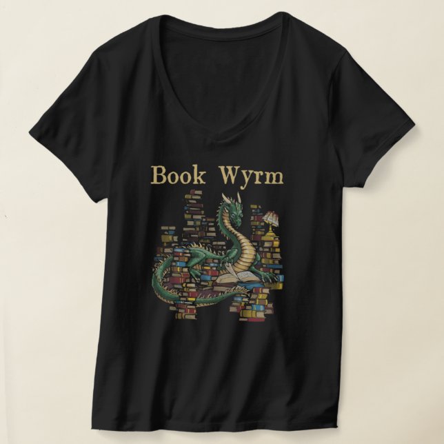 Camiseta Dragon BOOK WYRM (Postura )
