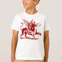 Dragon Engraving - Ruby Red