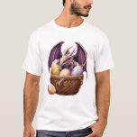 Camiseta Dragon Girl Lover Collecting Easter Eggs - Kids Cu<br><div class="desc">Dragon Girl Lover Collecting Easter Eggs - Kids Cute Dragons T-Shirt</div>