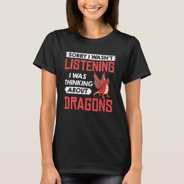 Camiseta Dragon Head Cute Fantasy Criatura 3 (Frente)