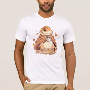 Camiseta Dragon In A Blanket Shirt, Bearded Dragon Pumpkin