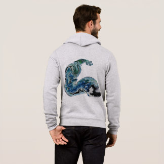 Camiseta Dragon in the Waves – Abstract Ocean Energy