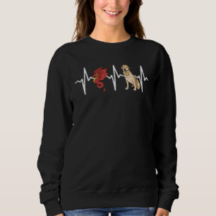Camiseta Dragon Labrador Retriever Heartbeat Dog