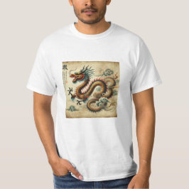 Camiseta Dragón Legendario en Estilo Clásico Economica