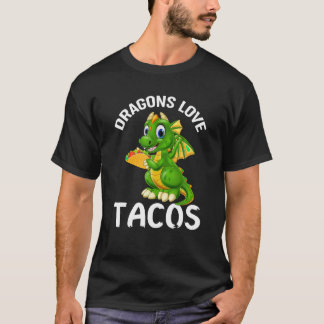 Camiseta Dragon Love Tacos T Shirt