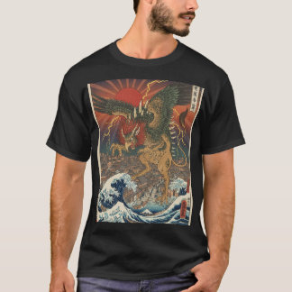 Camiseta Dragon Over Sea