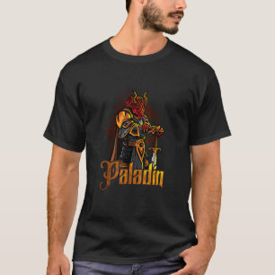 Camiseta Dragon Paladin Roleplay D20 Rpg Tabletop Gamer
