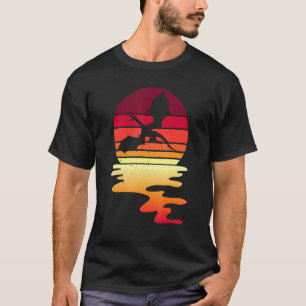 Camiseta Dragon Retro Sunset Vintage Fantasy Sci-Fi