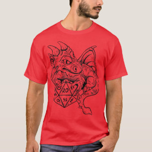 Camiseta Dragon RPG Dice Tabletop