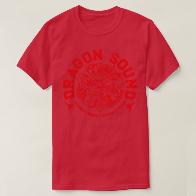 Camiseta Dragon Sound Friends Through Eternity Tour Red (Frente do Design)