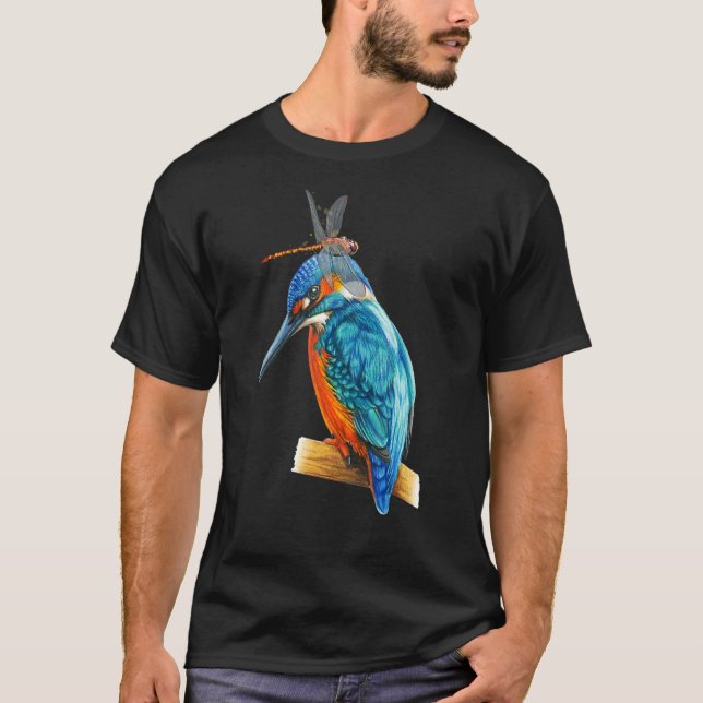 Camiseta Dragonflies Dragonflies Kingfisher Cujo (Frente)