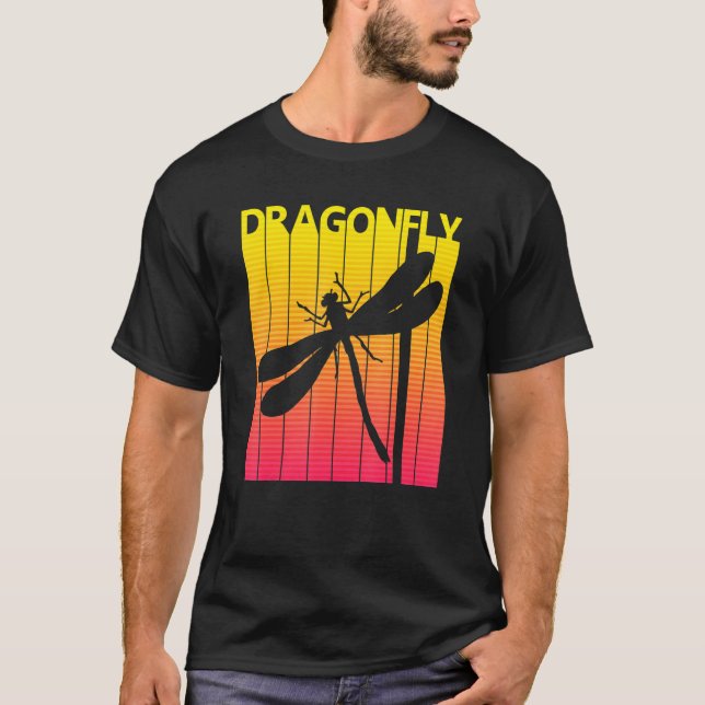 Camiseta Dragonfly Animal Retro Costume (Frente)