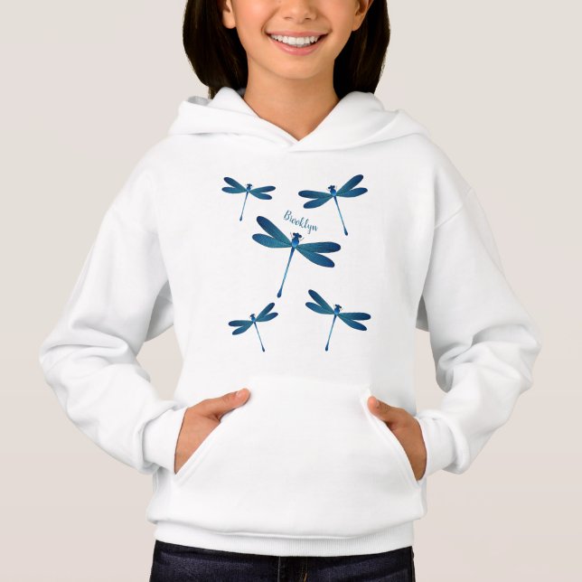 Camiseta Dragonfly cartoon illustration  (Frente)