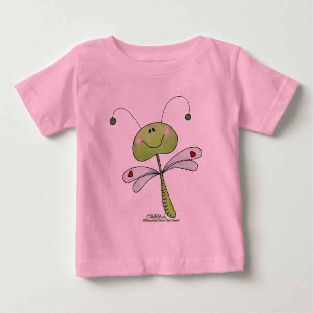 Camiseta Dragonfly com Corações (Frente)