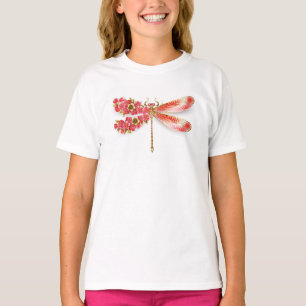 Camiseta Dragonfly com joalheria sakura