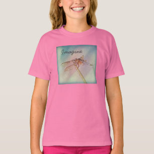 Camiseta Dragonfly de Pastel Inspiracional Personalizada
