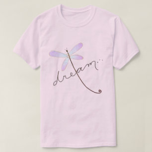 Camiseta Dragonfly Dream Abstrato Art Original