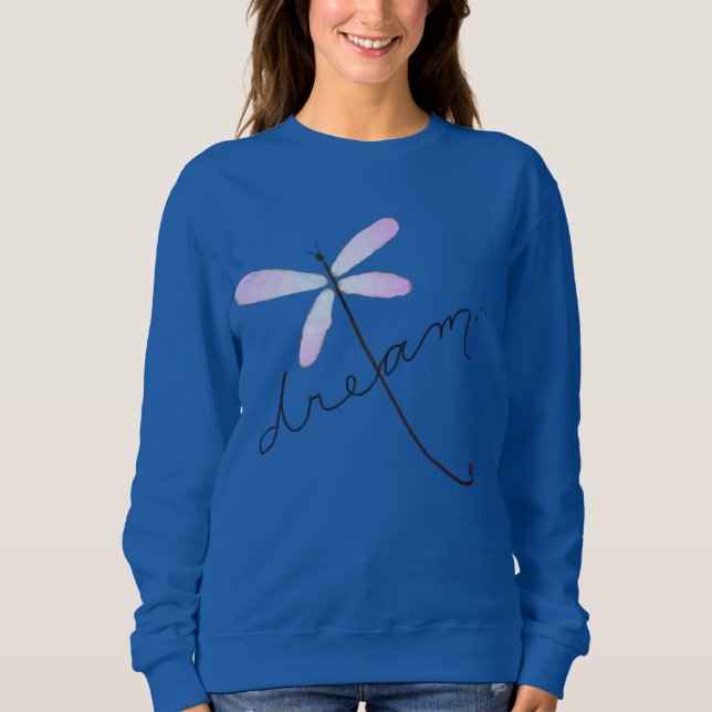 Camiseta Dragonfly Dream Abstrato Art para Vestir (Frente)