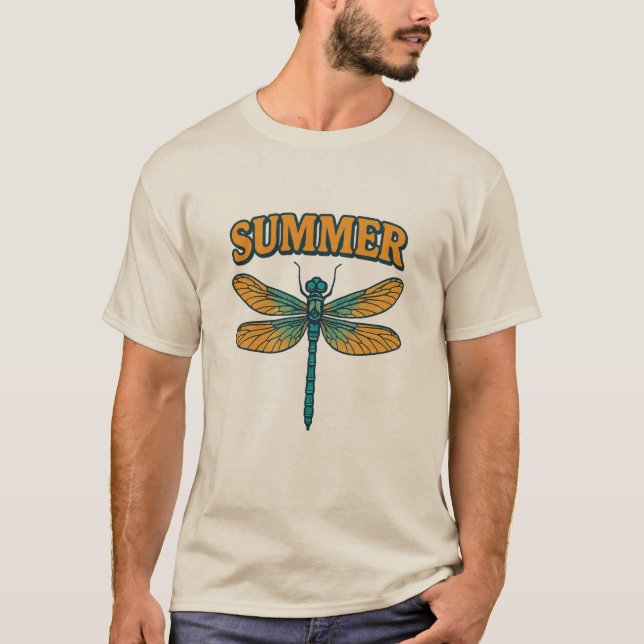Camiseta Dragonfly Dream – Camiseta Gráfica da Nat (Frente)