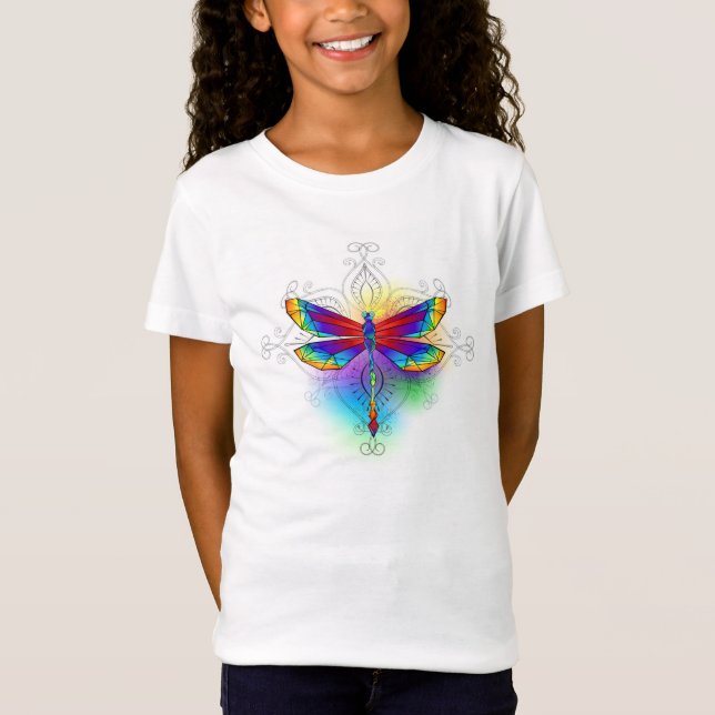 Camiseta Dragonfly Poligonal (Frente)