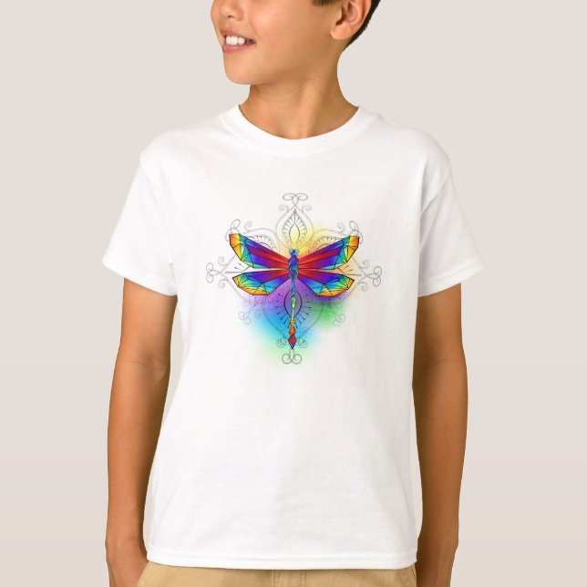 Camiseta Dragonfly Poligonal (Frente)