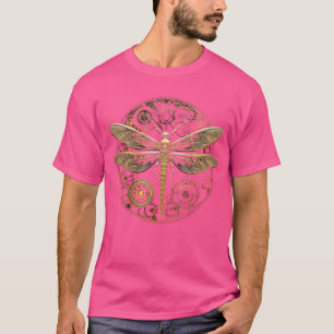 Camiseta Dragonfly Steampunk Insett Art Gótico Gothic Engin