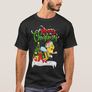 Camiseta Dragonfly Xmas Decortions Papais noeis Dragonfly C