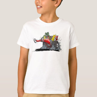 Camiseta Dragster de desenho animado