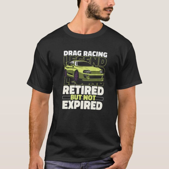 Camiseta Dragster Race Racer Drag Racer (Frente)