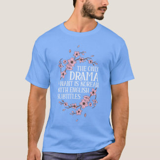 Camiseta Drama Coreano Engraçado Kdrama Coreano com Legenda