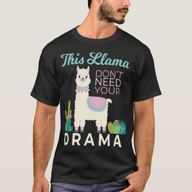 Camiseta Drama Llama (Frente)